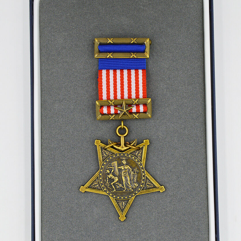 US Orden Navy Medal of Honor 1862–1912 Typ II Bürgerkriegsära – Museumsreplik Sammleranfertigung Reproduktion