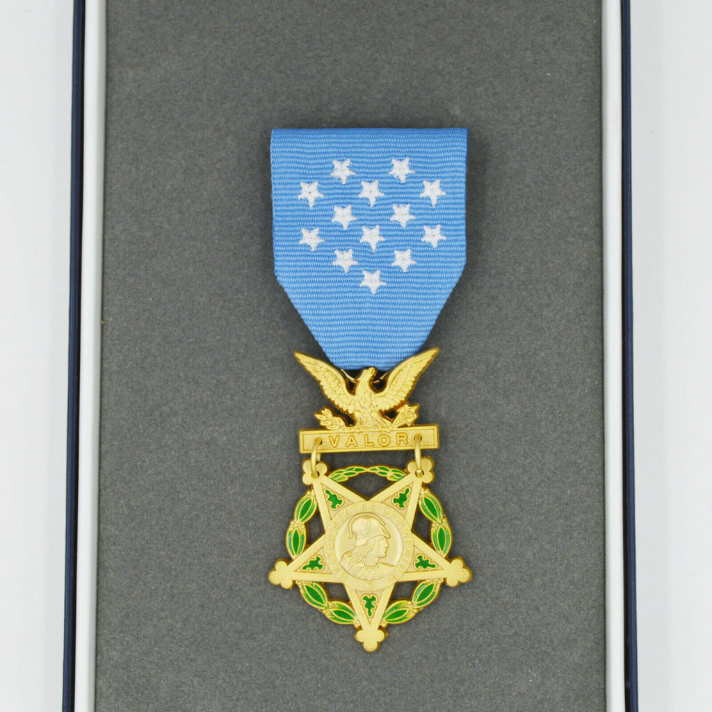 US Orden Army Medal of Honor Erster Weltkrieg 1914–1918 – Museumsreplik Sammleranfertigung Reproduktion mit Etui