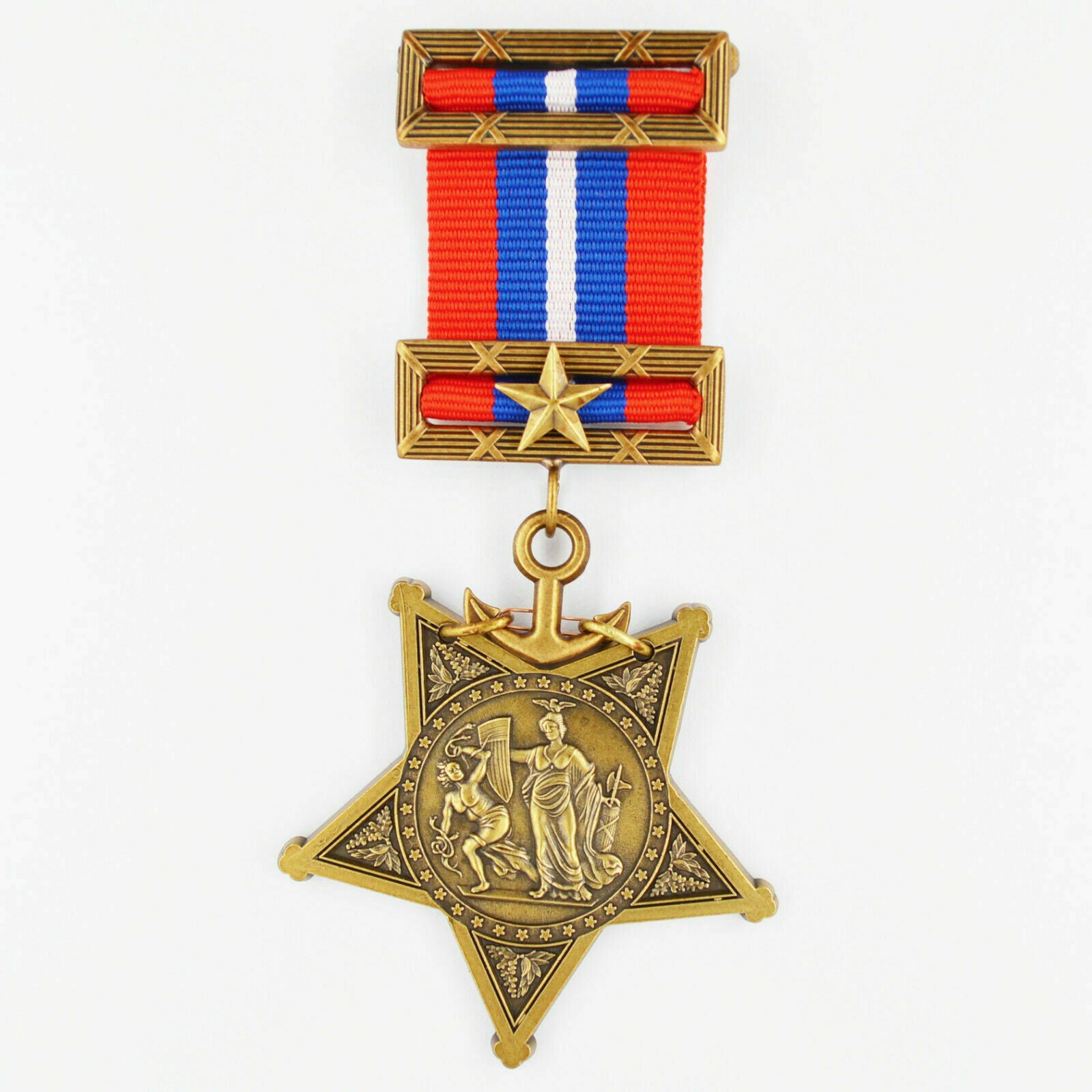 US Orden Navy Medal of Honor 1896–1904 Typ III – Museumsreplik Sammleranfertigung Reproduktion mit Etui