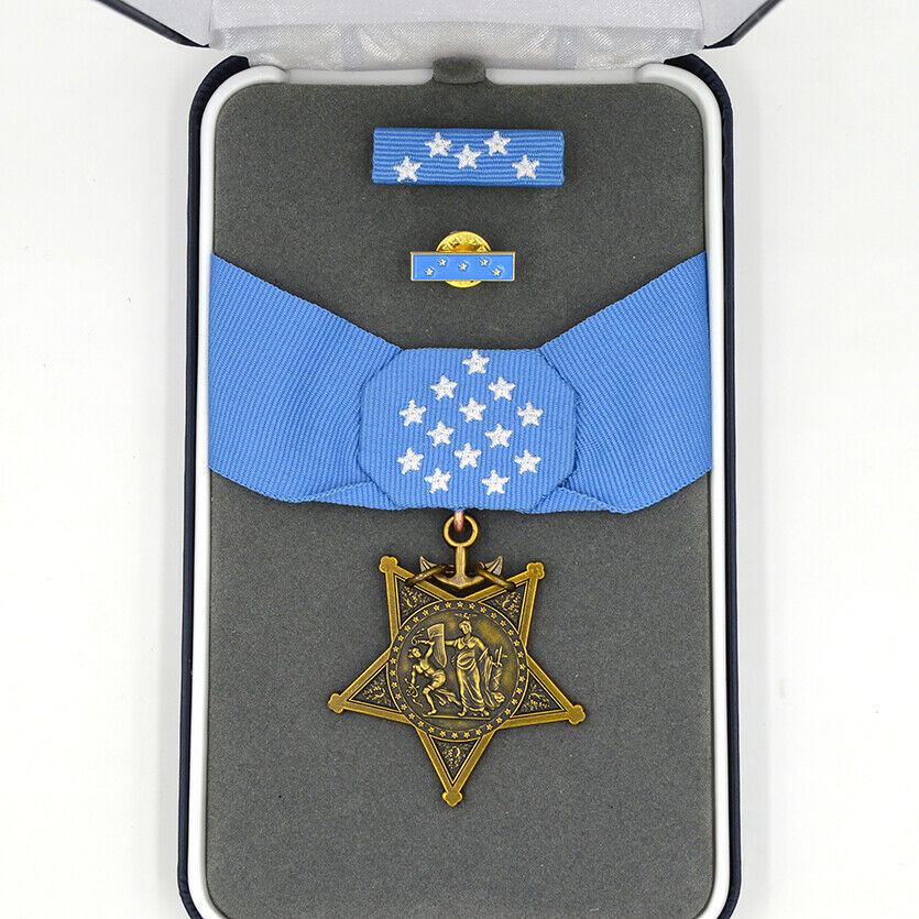 US Orden Navy Medal of Honor / Ehrenmedaille des Kongresses Marine – Museumsreplik Sammleranfertigung Reproduktion