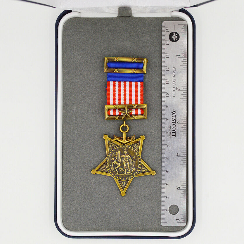 US Orden Navy Medal of Honor 1862–1912 Typ II Bürgerkriegsära – Museumsreplik Sammleranfertigung Reproduktion